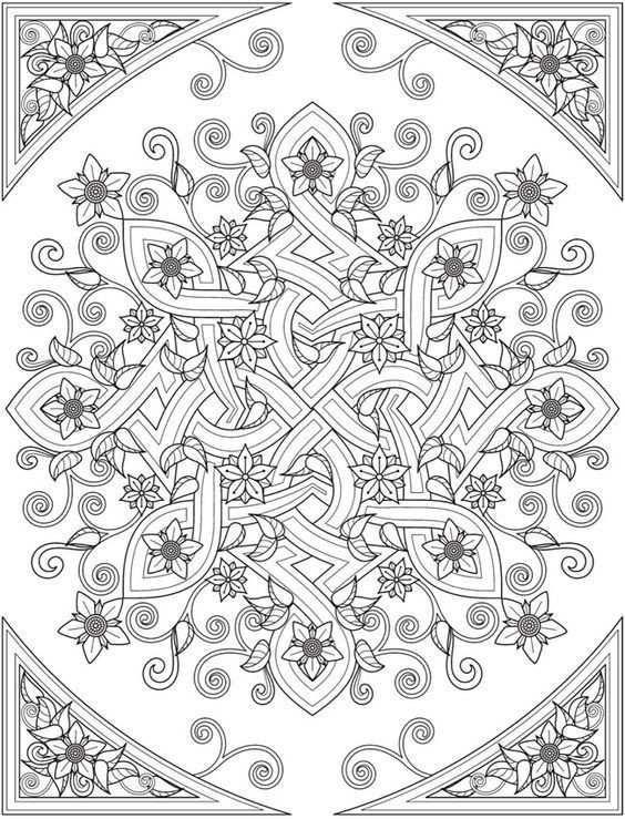 Celtic Adult Coloring Book
 Mandala celta