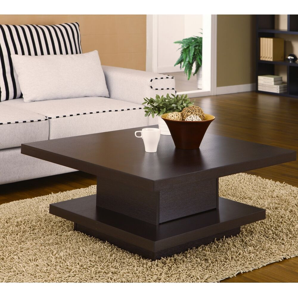 Center Table For Living Room
 Square Cocktail Table Coffee Center Storage Living Room