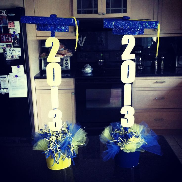 Centerpiece Ideas For College Graduation Party
 Pin by Ashley Fredella on Parties and Centerpieces