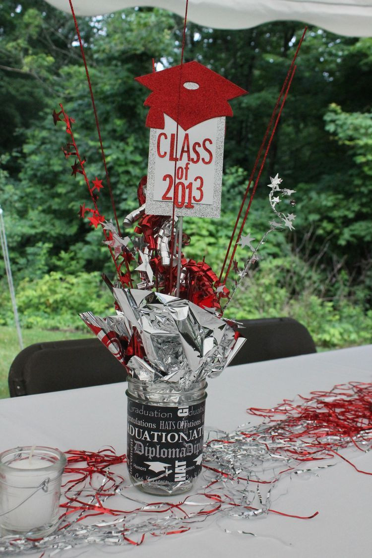 Centerpiece Ideas For High School Graduation Party
 Pin by Caleb & Michelle McNeil on Graduation