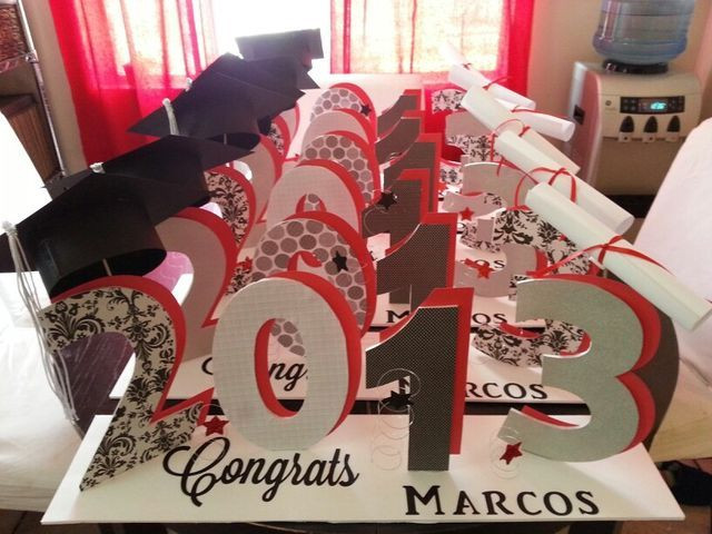 Centerpiece Ideas For High School Graduation Party
 Pin by Lucy Carter on Graduation ideas