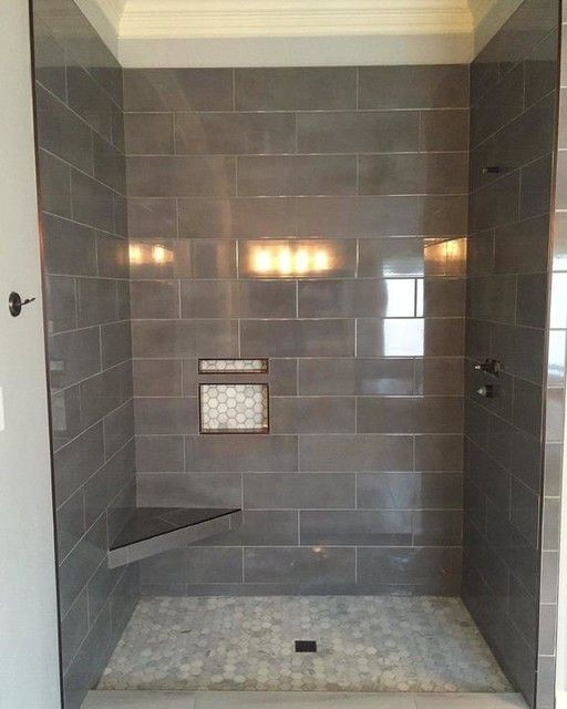 Ceramic Tile For Bathroom Showers
 Shower tile Kenya Silver Ceramic Wall Tile 8 x 24 in