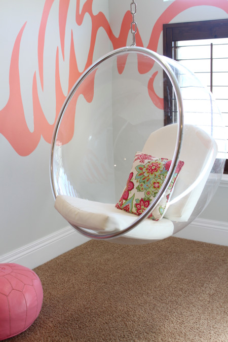 Chair For Girls Bedroom
 Eero Aarnio Bubble Chair Contemporary girl s room