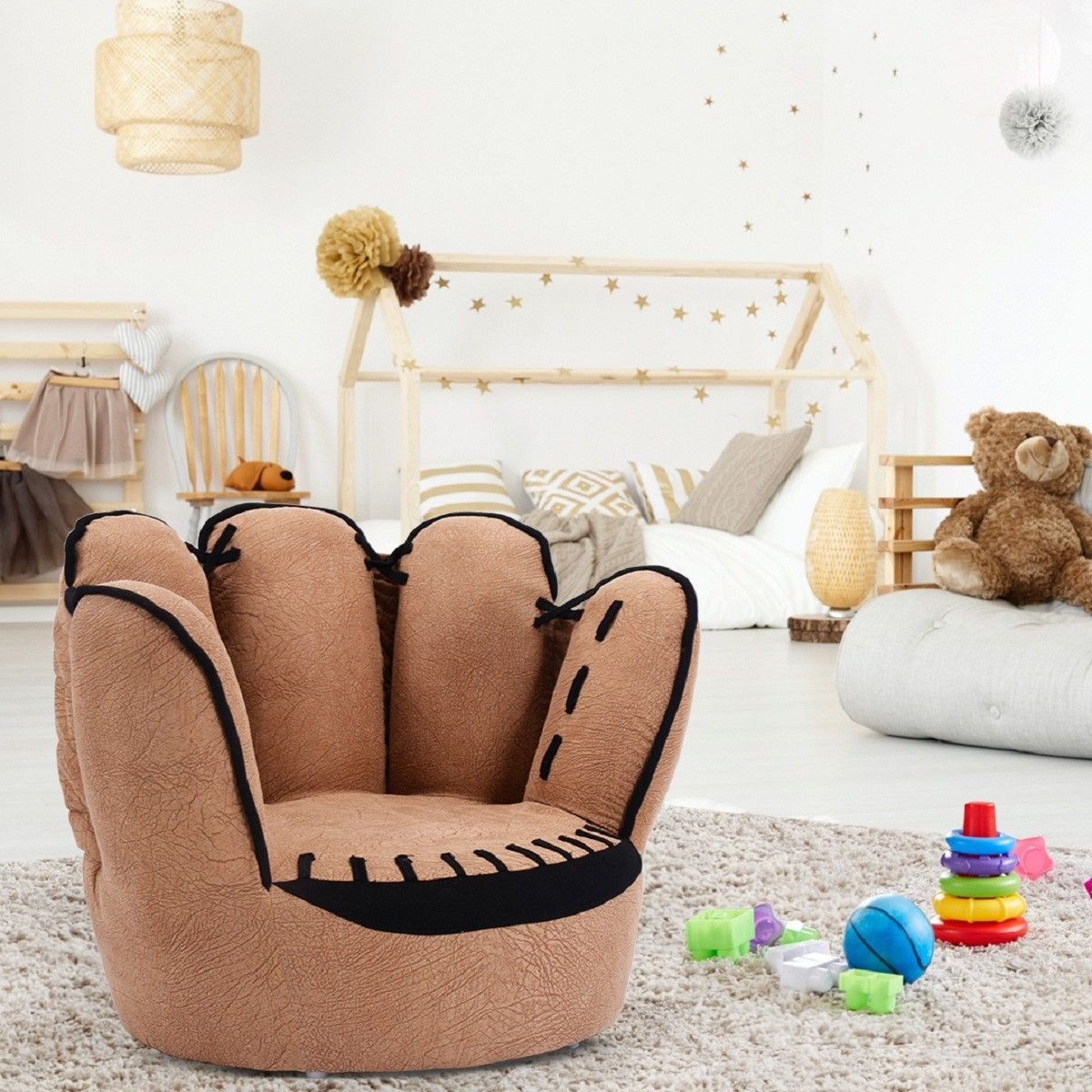 Chair For Kids Room
 Costway Kids Sofa Five Finger Armrest Chair Couch Children