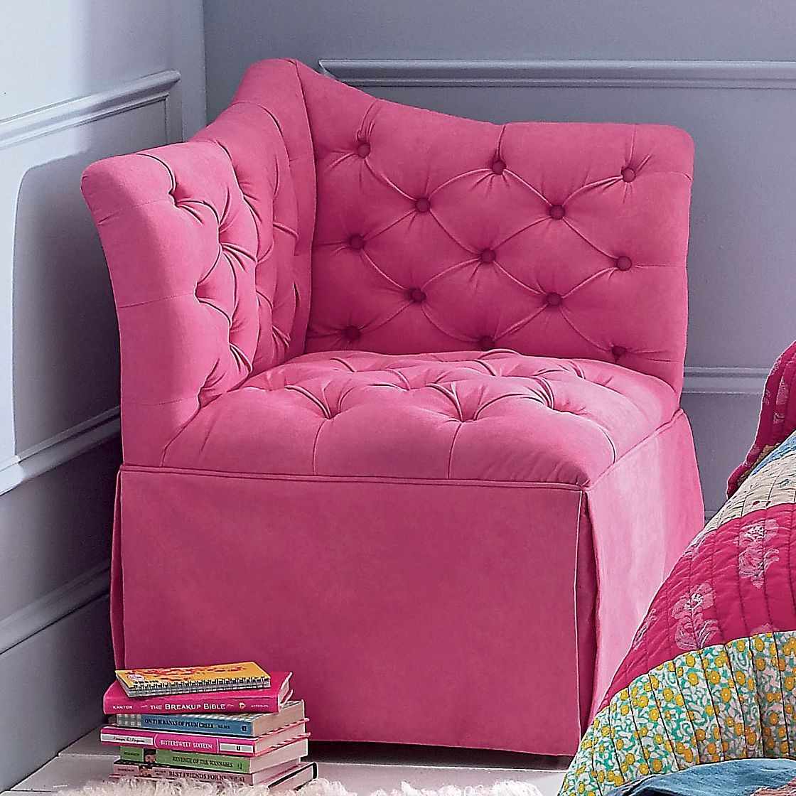 Chair For Teenage Girl Bedroom
 Girlie corner chair thought about doing DIY and making