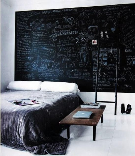 Chalkboard Paint Ideas Bedroom
 50 Chalkboard Wall Paint Ideas For Your Bedroom