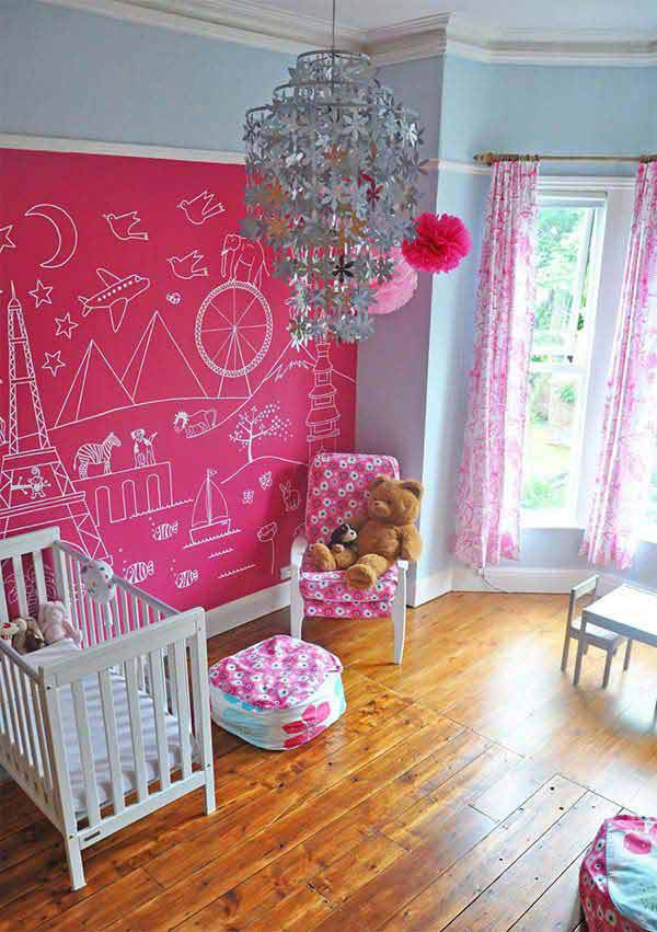 Chalkboard Paint Kids Room
 36 Exciting Ideas To Decorate Kids Rooms with Colored