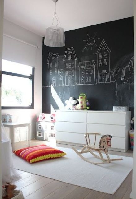 Chalkboard Paint Kids Room
 33 Awesome Chalkboard Décor Ideas For Kids’ Rooms DigsDigs