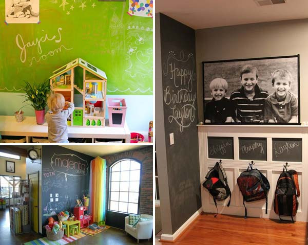 Chalkboard Paint Kids Room
 36 Exciting Ideas To Decorate Kids Rooms with Colored