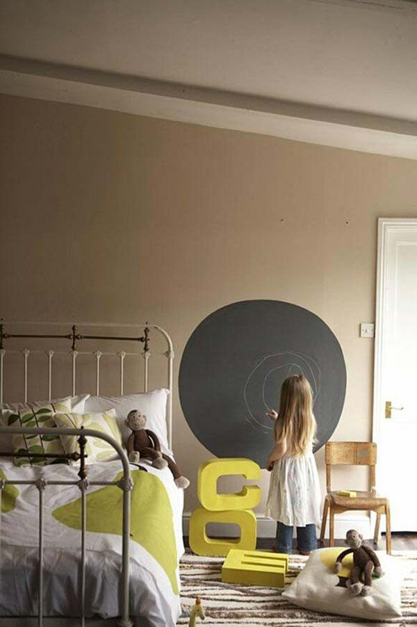 Chalkboard Paint Kids Room
 36 Exciting Ideas To Decorate Kids Rooms with Colored