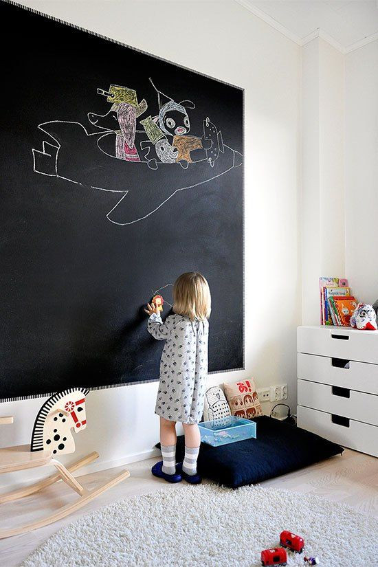 Chalkboard Paint Kids Room
 33 Awesome Chalkboard Décor Ideas For Kids’ Rooms DigsDigs