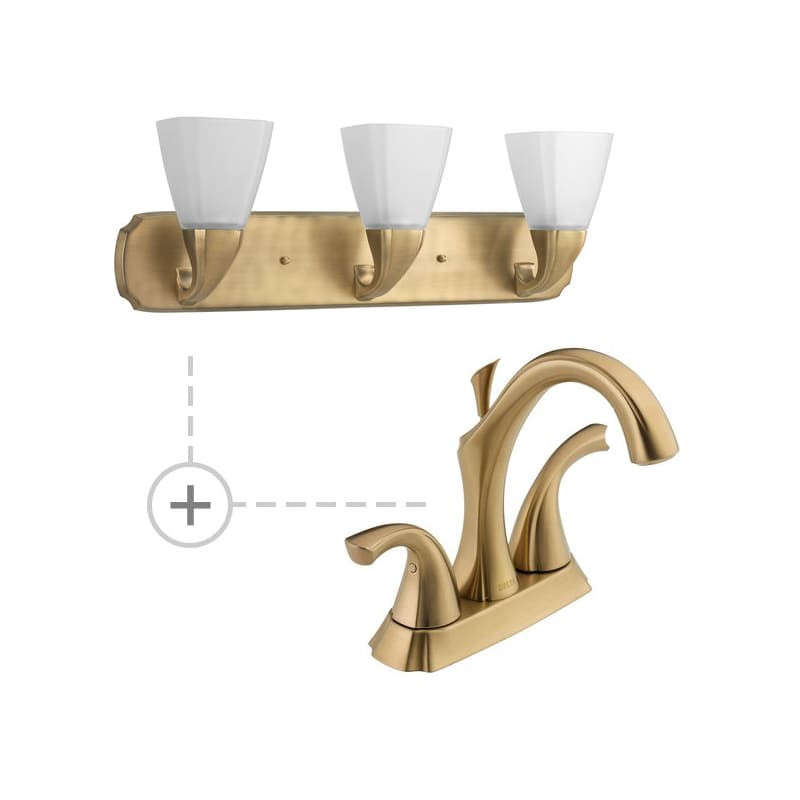 Champagne Bronze Bathroom Light Fixtures
 Faucet