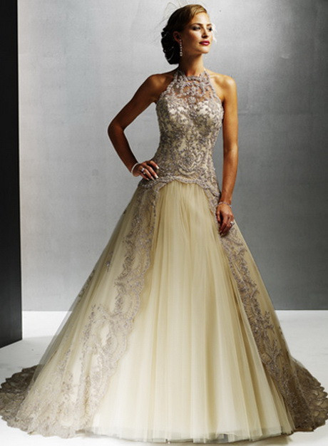 Champagne Colored Wedding
 Champagne colored wedding dresses