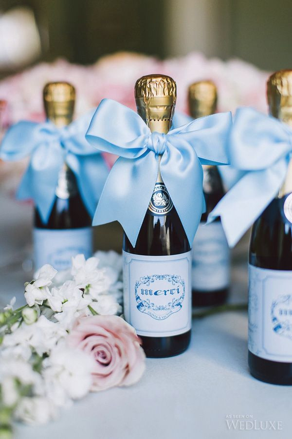 Champagne Wedding Favors
 Bel Ami
