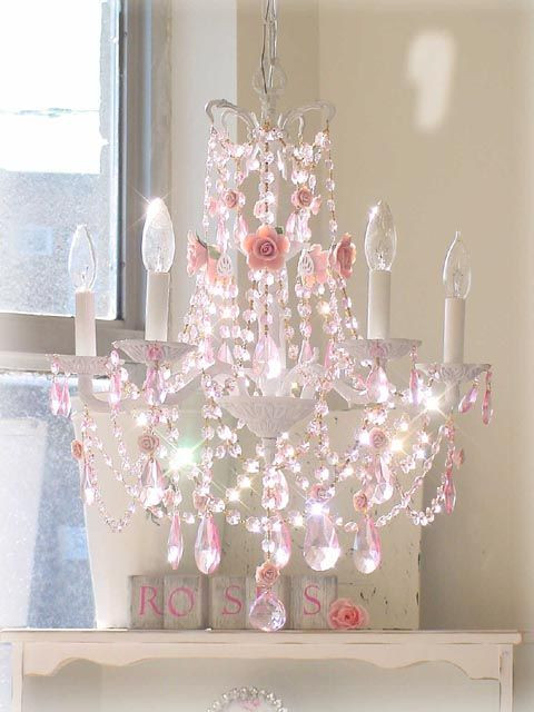 Chandelier For Girl Bedroom
 Color of the Week Pink It s Not Just For Little Girls