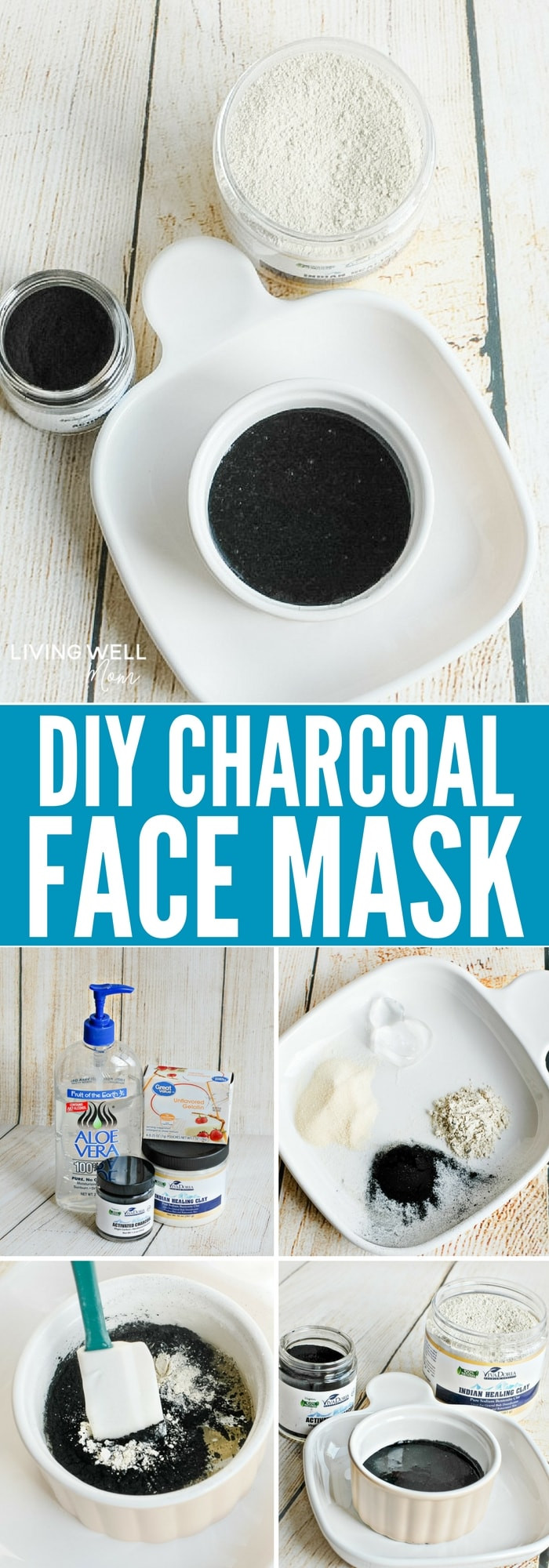 Charcoal Mask DIY Ingredients
 DIY Charcoal Face Mask Recipe Living Well Mom