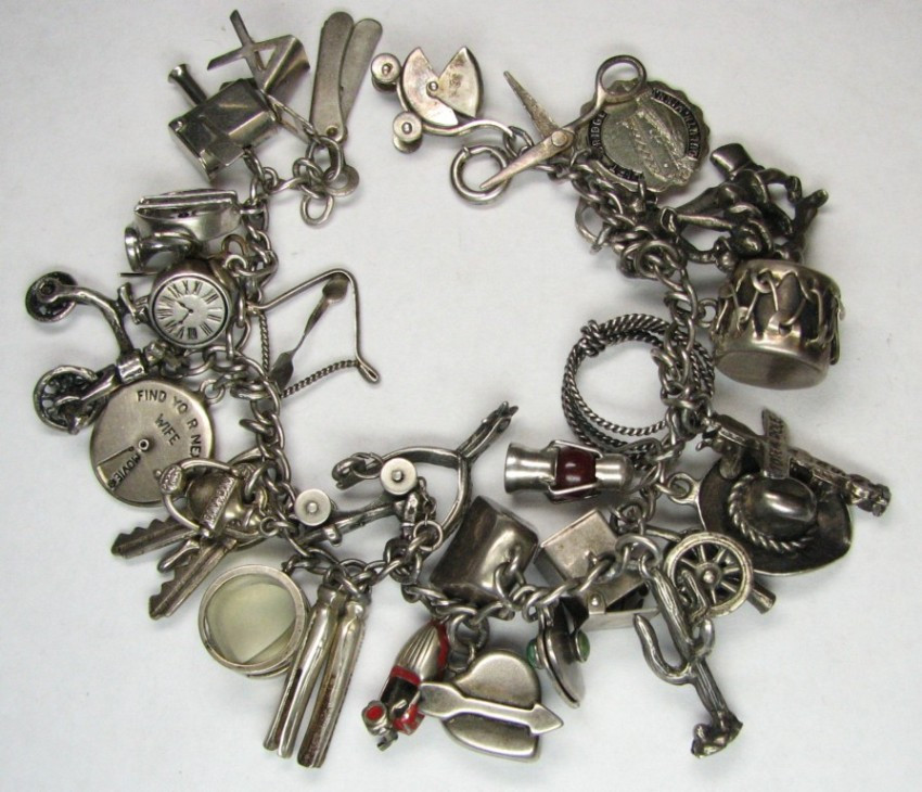 Charm Bracelet Charms
 THRIFT SCORE d more vintage Charm Bracelet