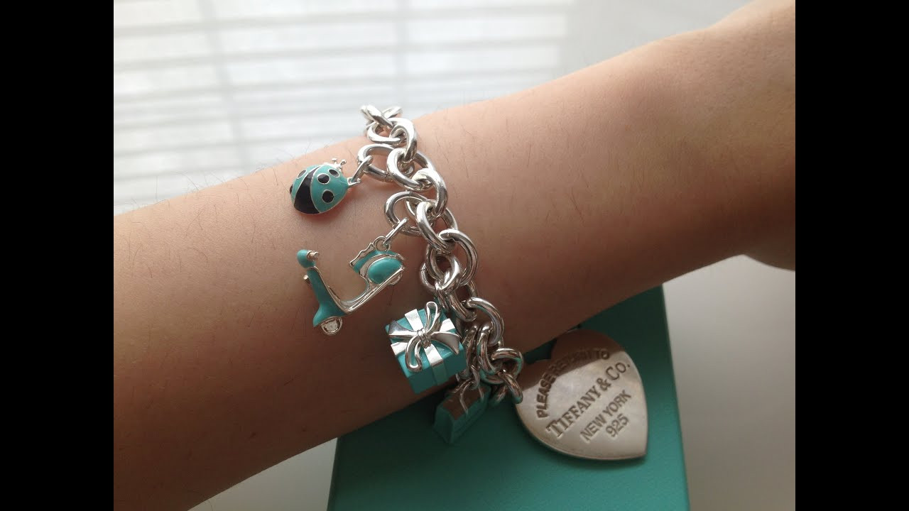Charm Bracelet Charms
 Tiffany & Co Wearing the Charms