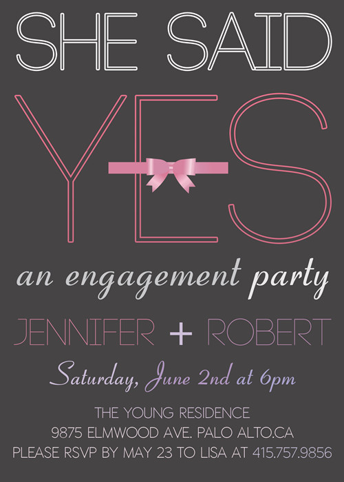 Cheap Birthday Party Invitations
 Engagement Party Invitation – Affordable And Unique