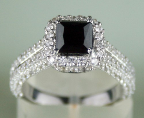 Cheap Black Diamond Rings
 Cheap Black Diamond 4 25 Carat Engagement Ring Solitaire Gold