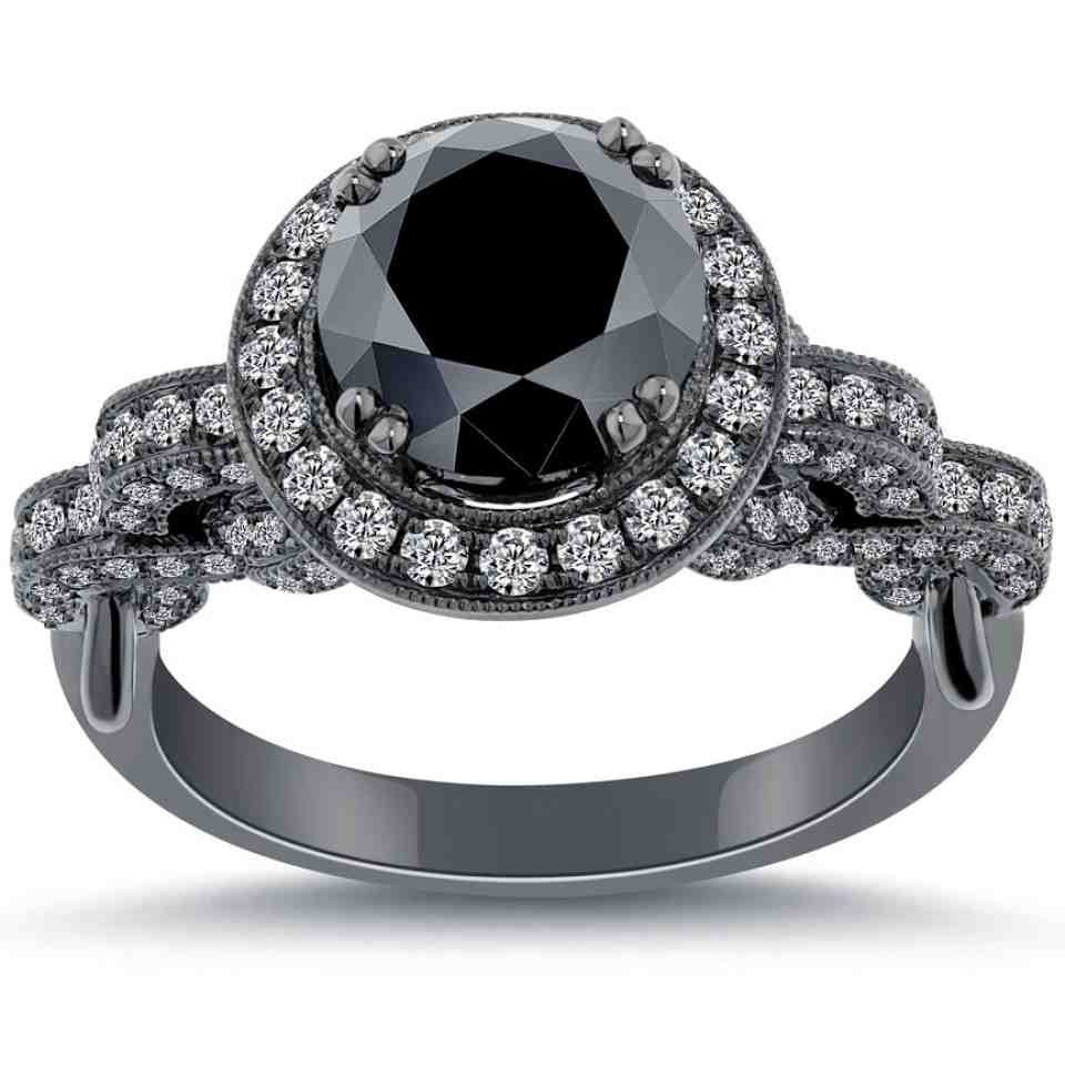 Cheap Black Diamond Rings
 Cheap Black Diamond Engagement Rings Wedding and Bridal
