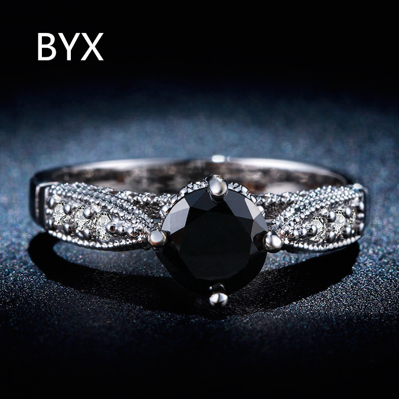 Cheap Black Diamond Rings
 Cheap wholesale black zirconia diamond rings for women