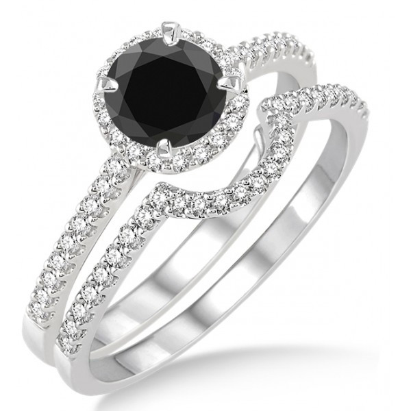 Cheap Black Diamond Rings
 Glamour and Cheap Black Diamond Wedding Ring Sets for