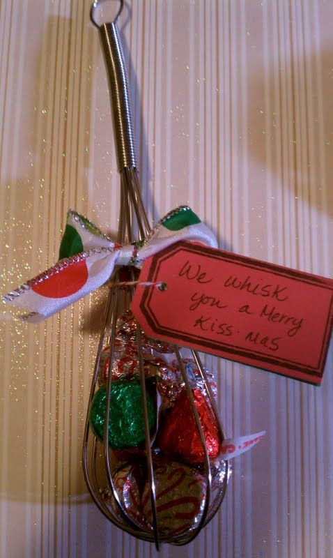 Cheap Christmas Party Ideas
 "We whisk you a Merry Kissmas " Cute inexpensive t