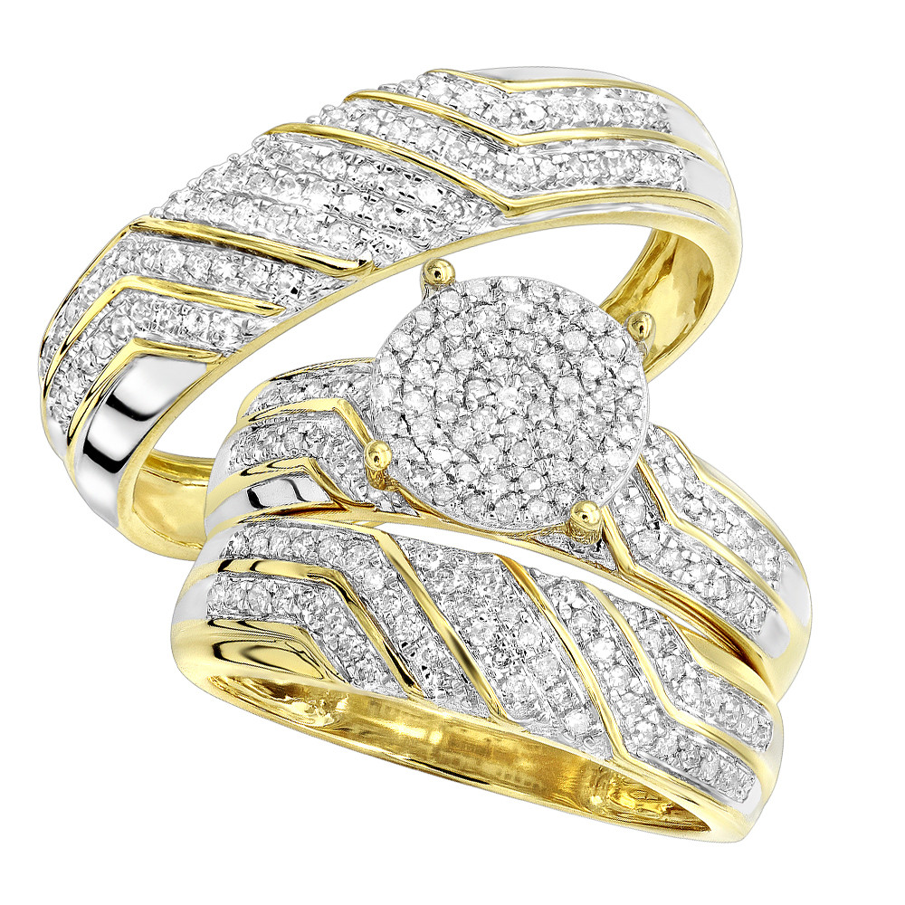 Cheap Diamond Wedding Rings For Her
 Cheap Round Diamond Engagement Ring Wedding Band Bridal