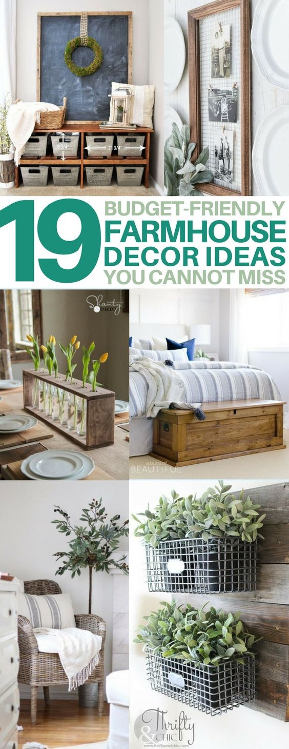 Cheap DIY Home Decor Projects
 You MUST see these cheap & easy diy farmhouse decor