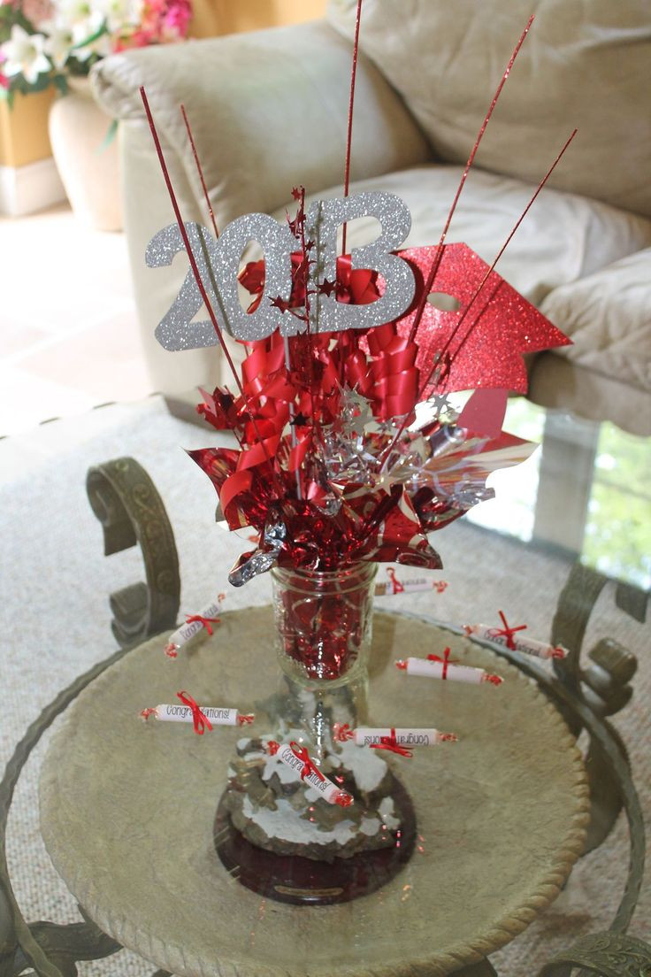 Cheap Graduation Party Centerpiece Ideas
 123 best images about Kascey s Graduation Party on