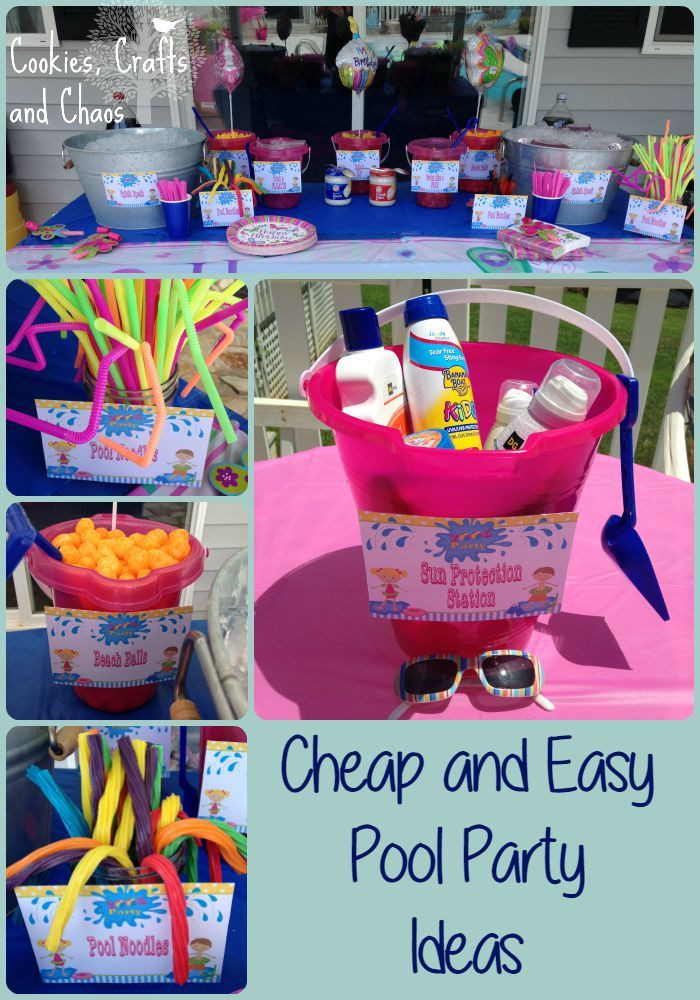 Cheap Pool Party Ideas
 17 Best images about DIY Ideas on Pinterest