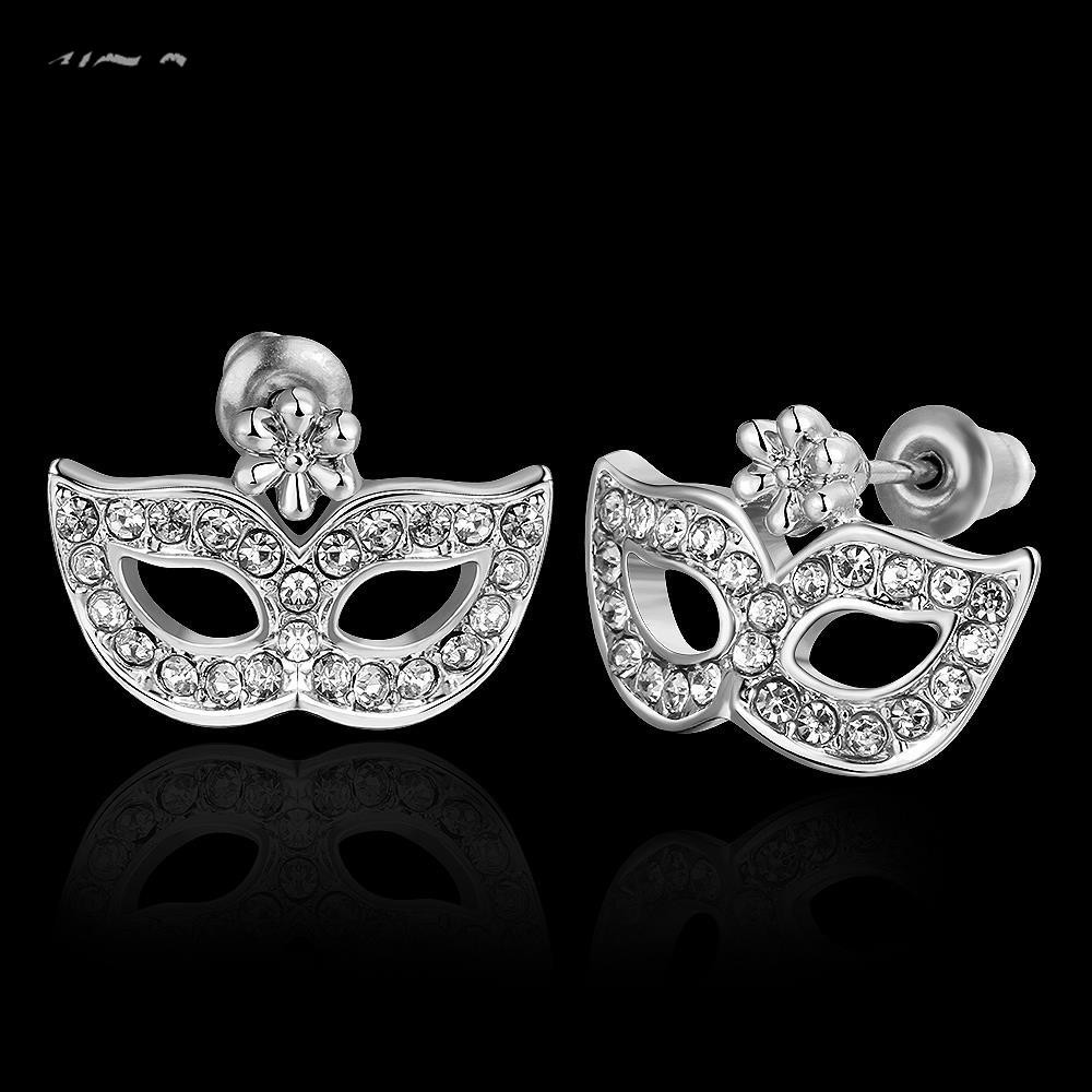 Cheap Real Diamond Earrings
 Wholesale Free Antiallergic Real Gold plated Earrings For