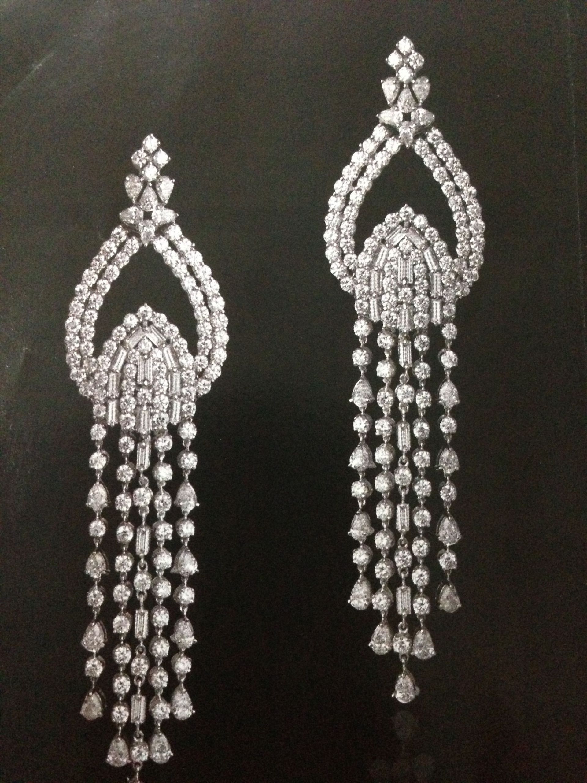 Cheap Real Diamond Earrings
 Diamond Silver Chandelier Earrings in 2019