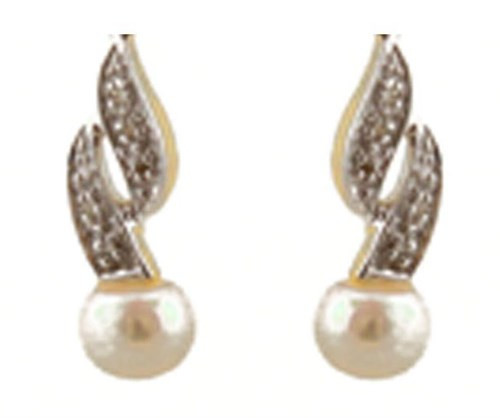Cheap Real Diamond Earrings
 Real Diamond & Fresh Water Pearl Earrings on Jewellery World