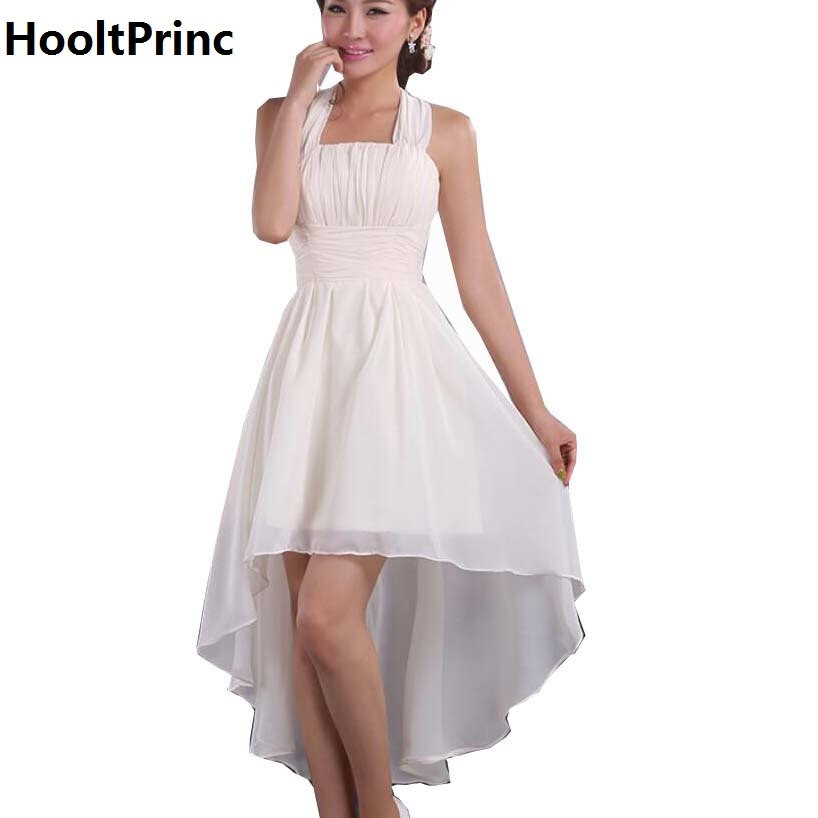 Cheap Short Wedding Dresses
 Cheap Price White Short Bridesmaid Dresses 2017 HooltPrinc