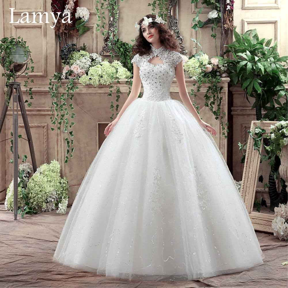 Cheap Short Wedding Dresses
 Lace Sweetheart Short Wedding Dress 2016 Cheap Plus Size