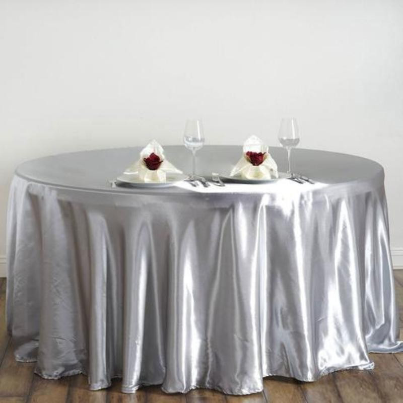Cheap Wedding Decorations Wholesale
 10 pcs 120" Round SATIN Tablecloths for Wedding Reception