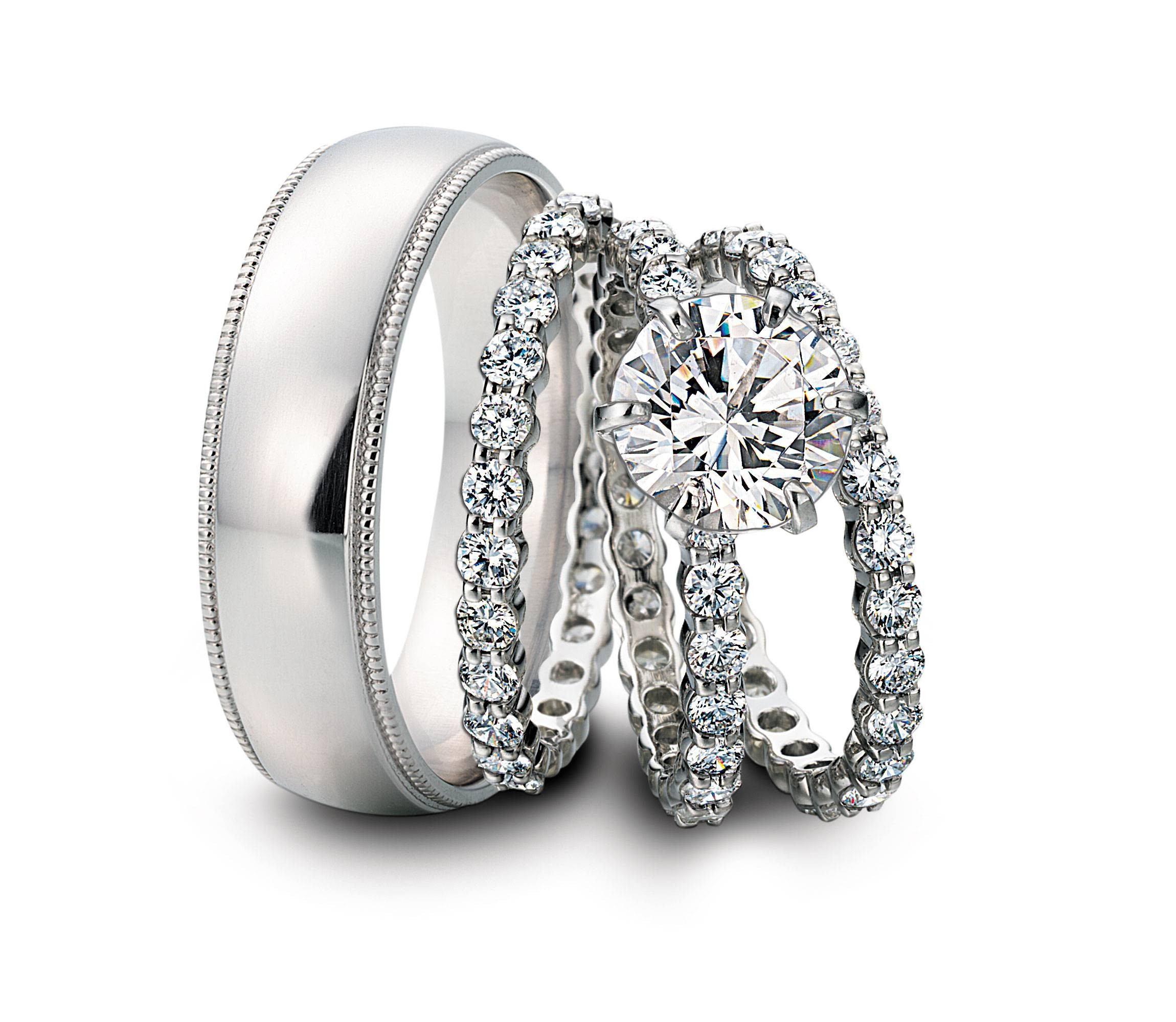 Cheap Wedding Rings For Him
 15 Inspirations of Cheap Wedding Bands Sets His And Hers