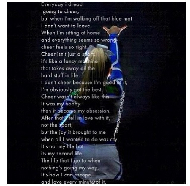 Cheerleading Motivational Quotes
 Cheerleading Quotes And Sayings QuotesGram