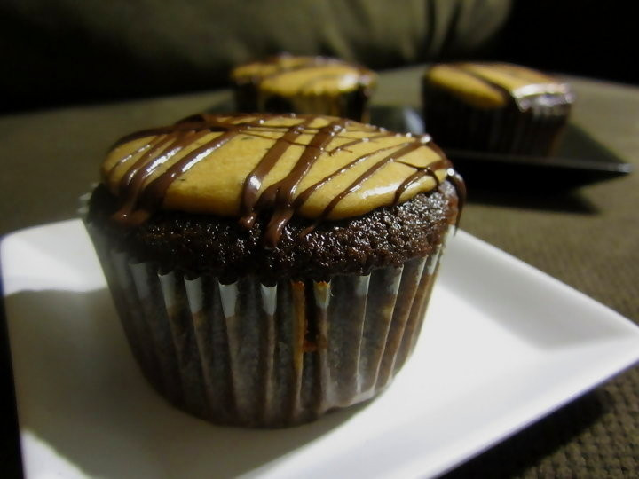Cheesecake Filled Cupcakes
 Cheesecake Filled Chocolate Cupcakes w Coffee Cinnamon