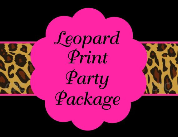 Cheetah Birthday Decorations
 Items similar to Hot Pink Leopard Birthday Invitation