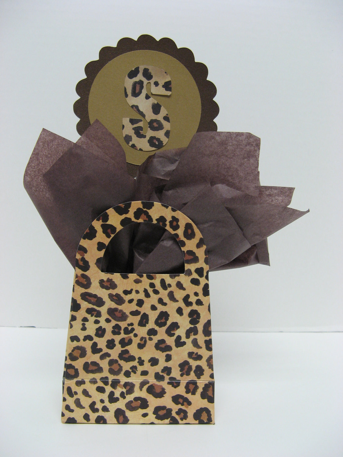 Cheetah Birthday Decorations
 cheetah leopard table decoration wedding birthday by