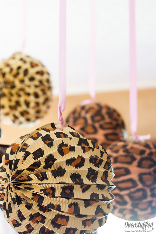 Cheetah Birthday Decorations
 Super Simple Cheetah Birthday Party Ideas Overstuffed