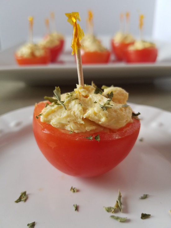 Cherry Tomato Appetizers Recipes
 Stuffed Cherry Tomatoes Virtual Cocktail Party The