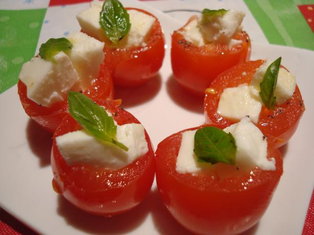 Cherry Tomato Appetizers Recipes
 Easiest Stuffed Cherry Tomatoes Appetizer Recipe Food