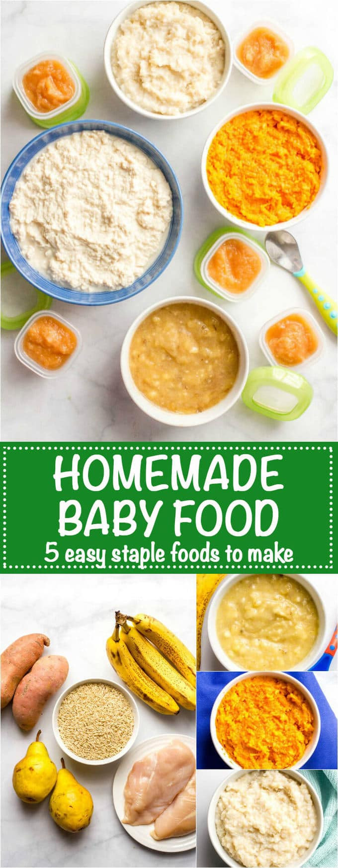 Chicken Baby Recipes
 Homemade baby food Sweet potatoes brown rice chicken