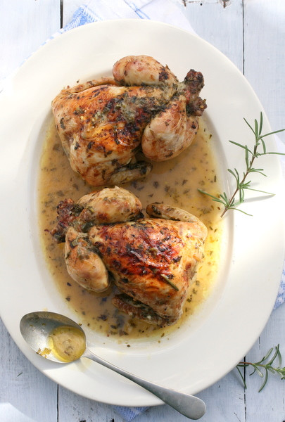 Chicken Baby Recipes
 baby chicken roasted in wine and herbs recipe