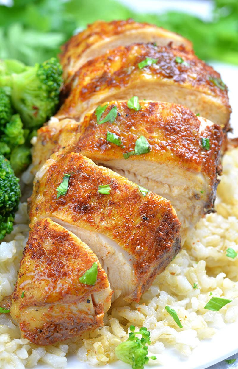 Chicken Breasts Recipes Simple
 Healthy Slow Cooker Chicken Breast Recipe OMG Chocolate
