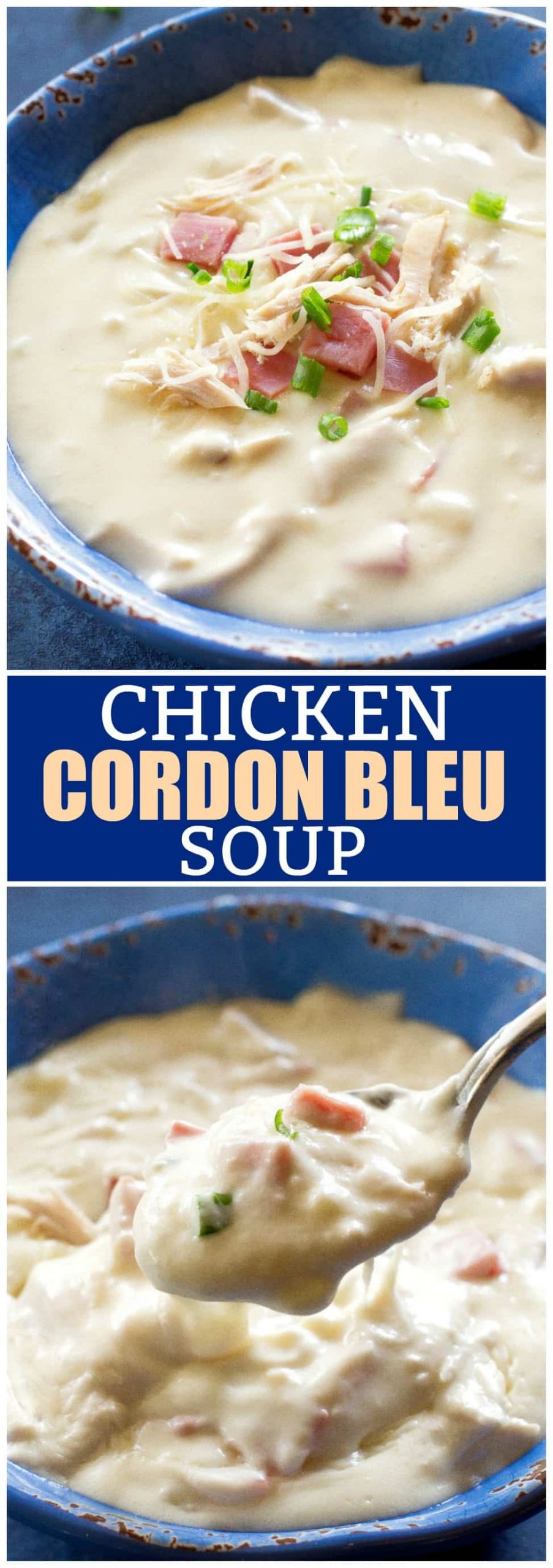 Chicken Cordon Bleu Soup
 Chicken Cordon Bleu Soup The Girl Who Ate Everything